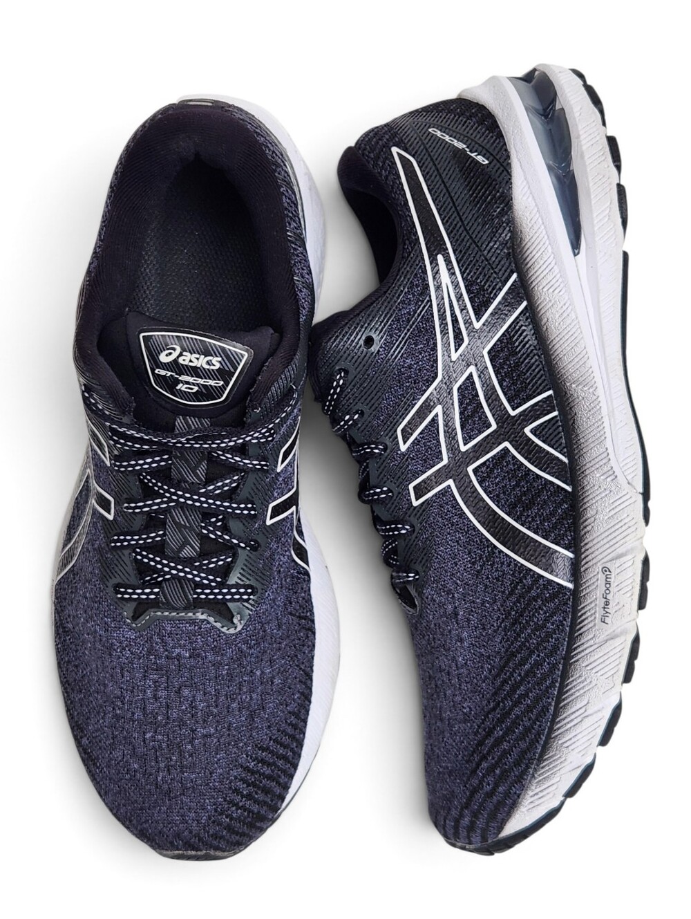 ASICS GT-2000 Womens Size 9 Black Grey Running/Walking Gel Cushion Sneakers Shoe